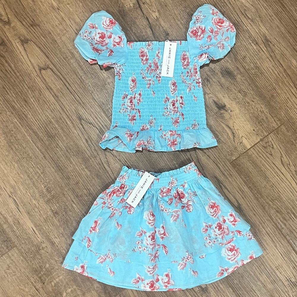 Janie and Jack toddler girl two piece set